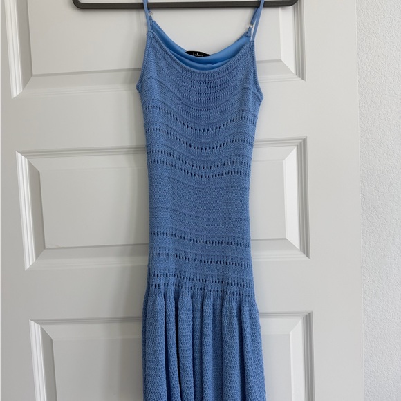 Lulus Dresses & Skirts - Lulus blue sweater knit mini dress